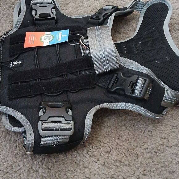 No Pull Dog Harness  Heavy Duty Dog Harness with Handle and Poop Bag Hol… - Picture 5 of 10